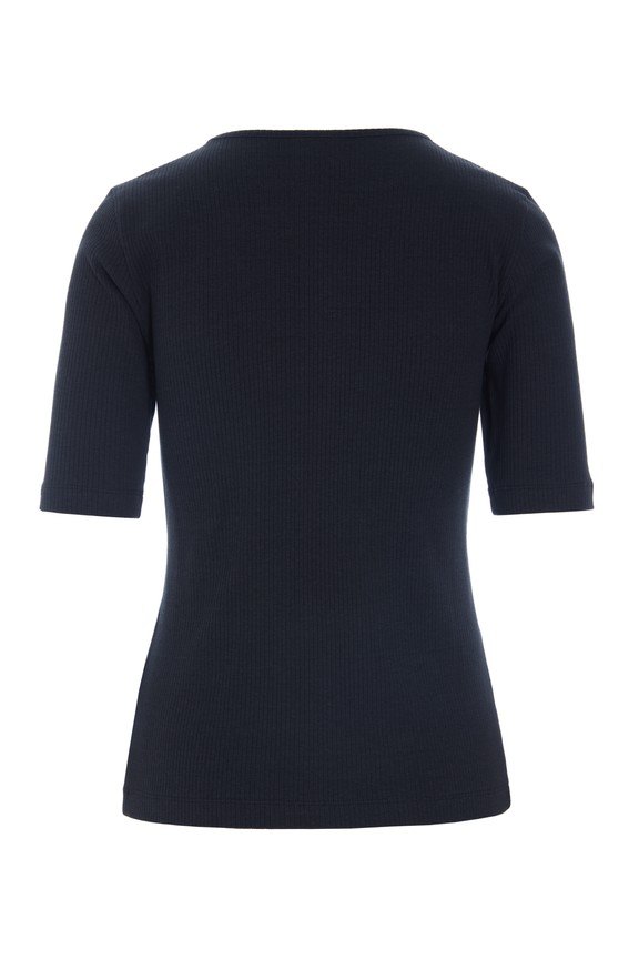 Naibu Rib Blouse Black 15072