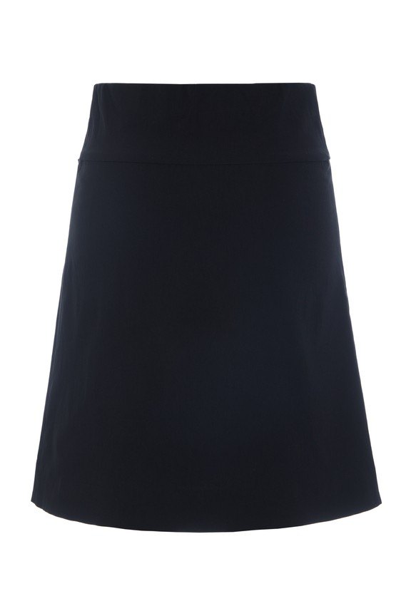 Magic Stretch Plain Skirt Black 15059