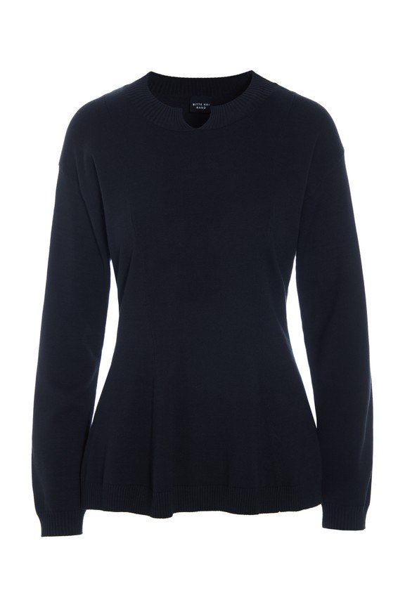 Saku Long-sleeved Blouse Black 15079