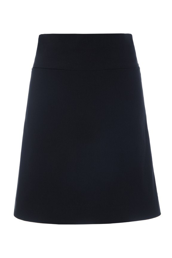 Magic Stretch Plain Skirt Black 15059