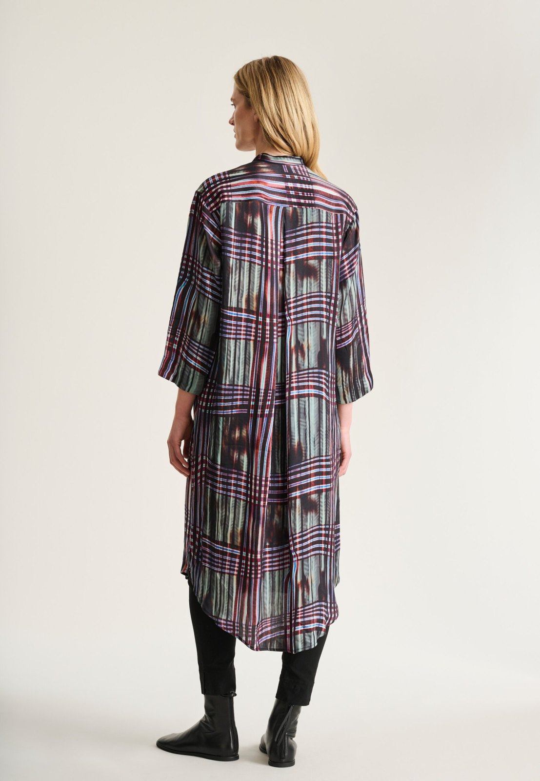 Shinobe Dress With Pockets Seaside Check 15408