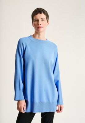Akiko Raglan Blouse Lake Blue 15351