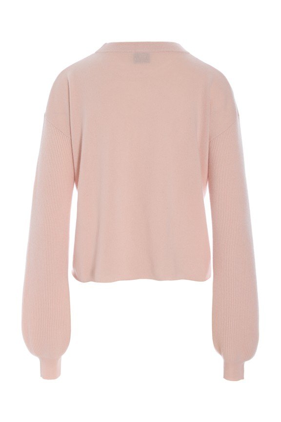 Kumo Cashmere Long-sleeved Blouse Dusty Rose 15347