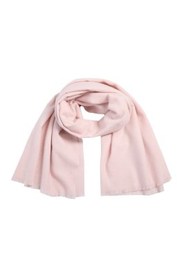 Block Wool Scarf Dusty Rose 15362