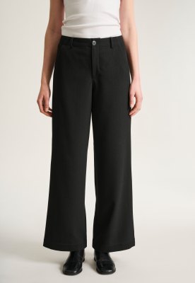 Sayaka Long Straight Trousers Black 15269