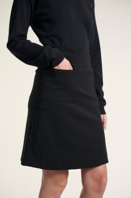 Magic Stretch Plain Skirt Black 15059