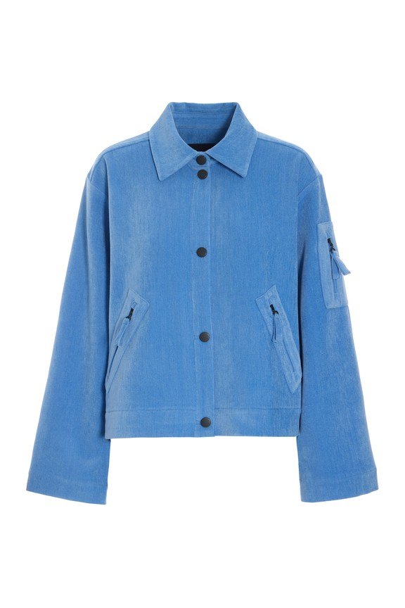 Shinji Jacket With Pockets Lake Blue 15388