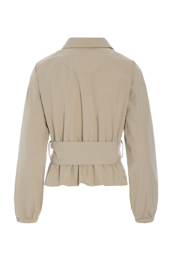 Tazuke Belted Jacket Stone 15400