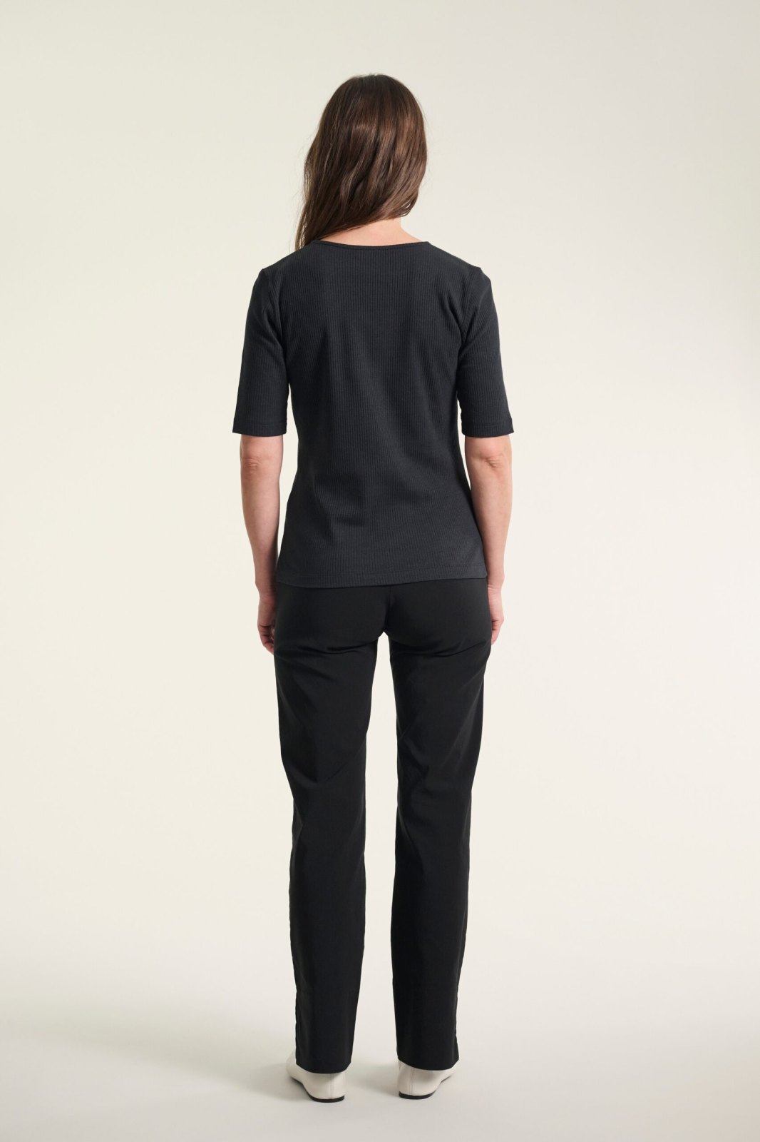 Naibu Rib Blouse Black 15072