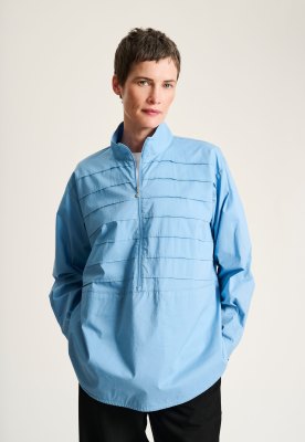 Core Cotton Pintuck Shirt Lake Blue 15303