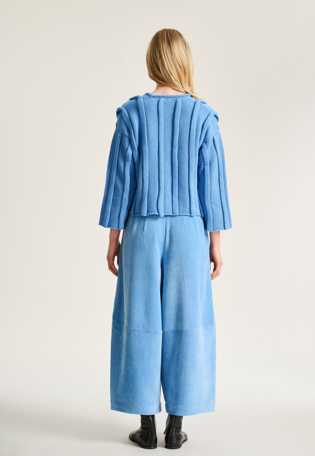 Shinji Wide-Leg Trousers Lake Blue 15390