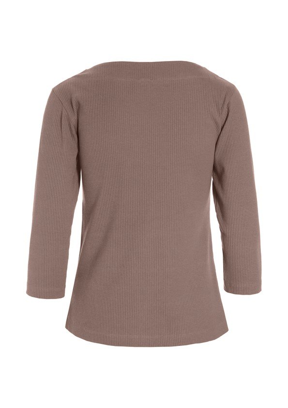 Naibu Rib 3/4-sleeved Blouse Deer 15317
