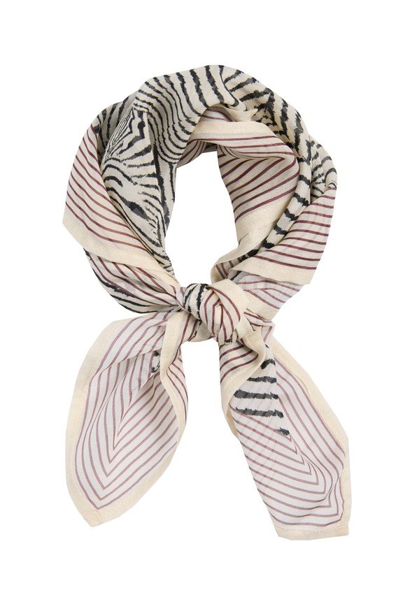 Transparent Touch Scarf Seashell 15474