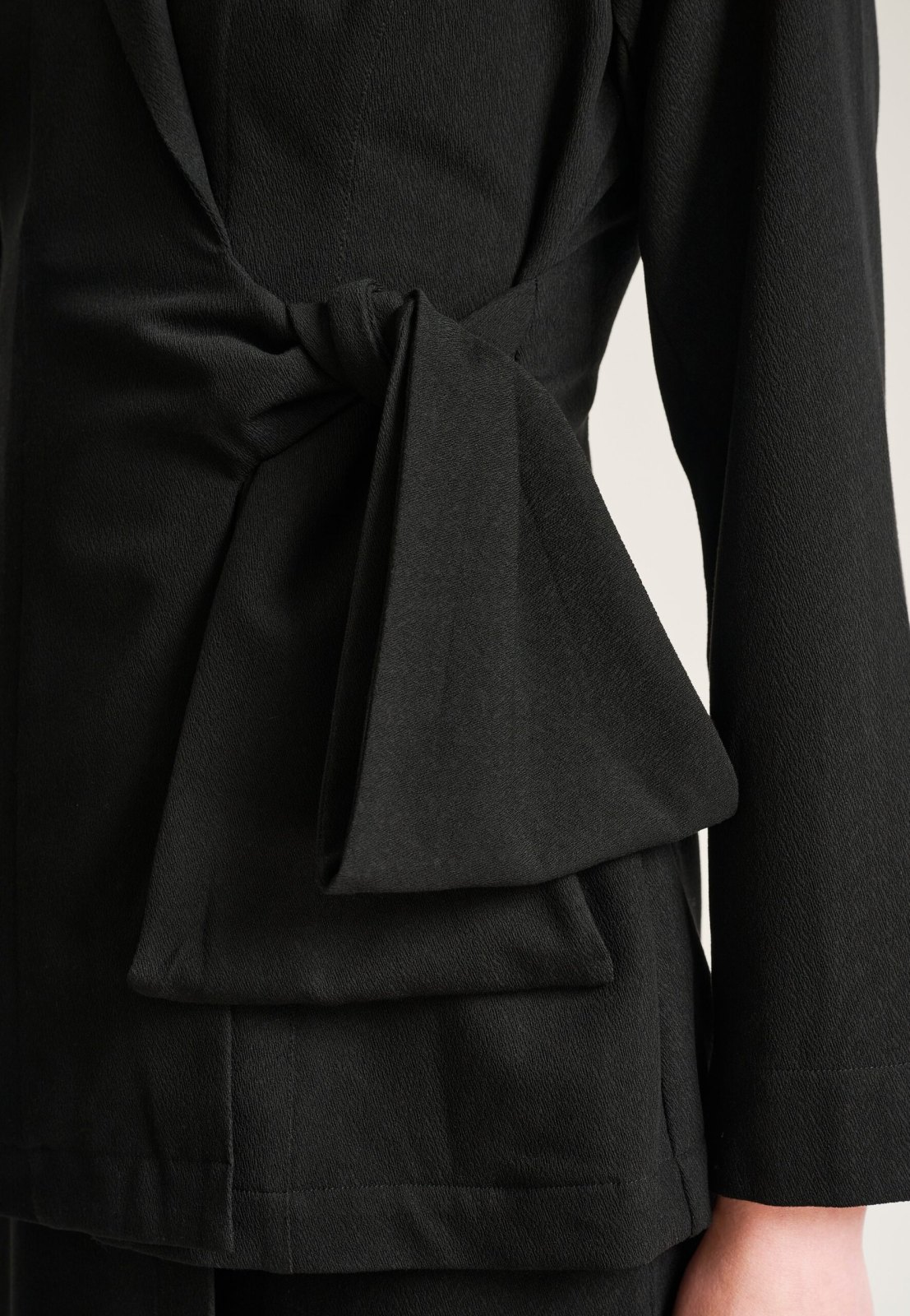 Sayaka Bow Jacket Black 15263