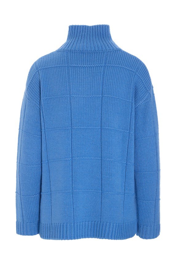 Nitto High-Neck Blouse Lake Blue 15447