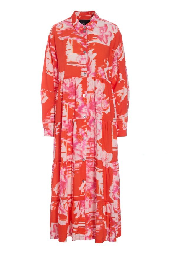 Haru FSC Shirt Dress Kimono Flower 15212