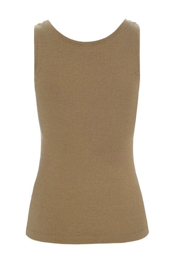 Naibu Rib Top Nutmeg 14457