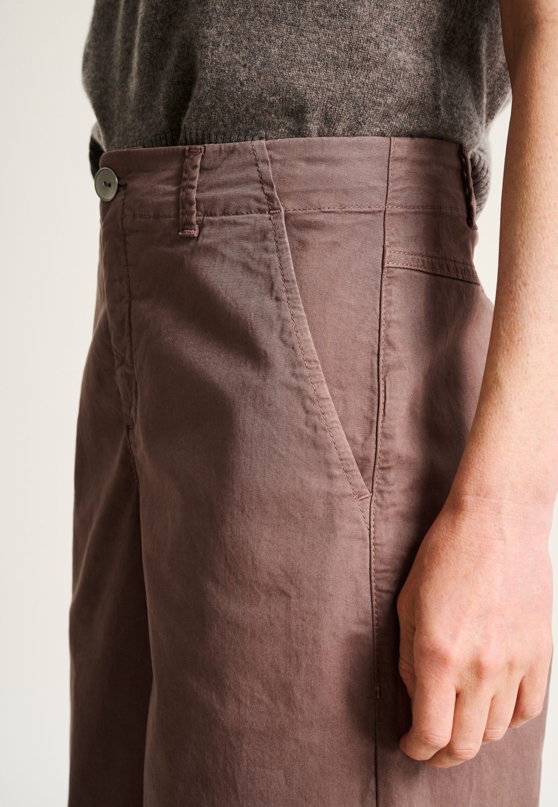 Kihon Long Straight Trousers Deer 15328