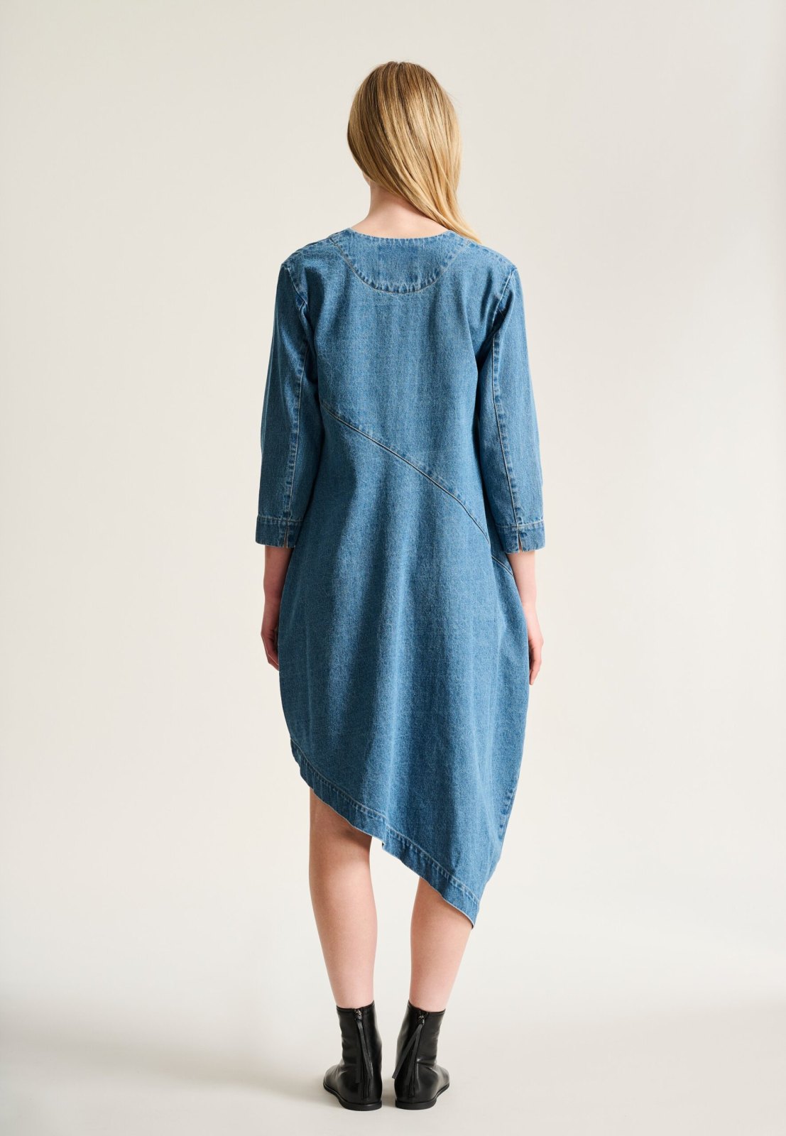 Hayato Dress Blue Denim 15275