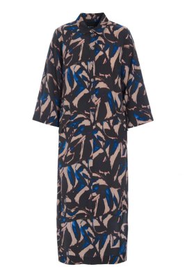 Iki Fsc Long Dress  Leaves 15294