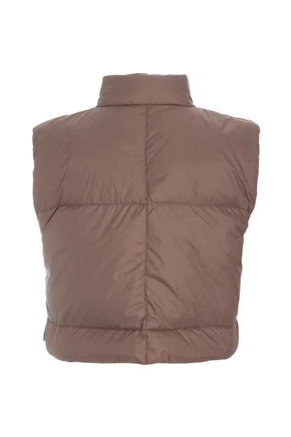 Feather Down Short Waistcoat Deer 15430