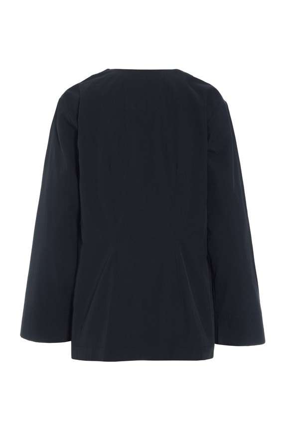 Tazuke Jacket With Zip Black 15399