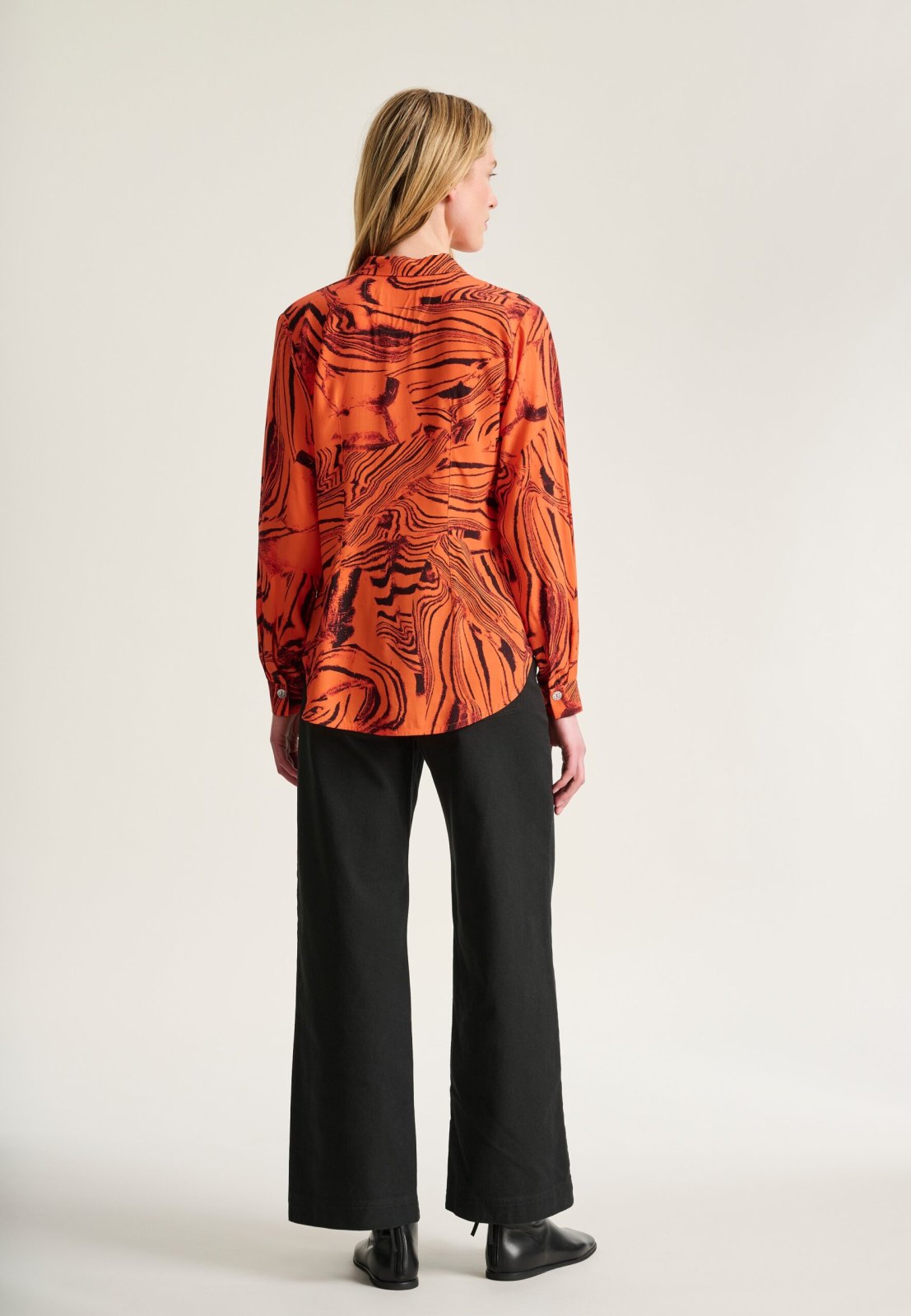 Iki Fsc shirt with collar Orange Oysters 15295