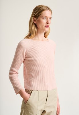 Kumo Cashmere Raglan Blouse Dusty Rose 15345