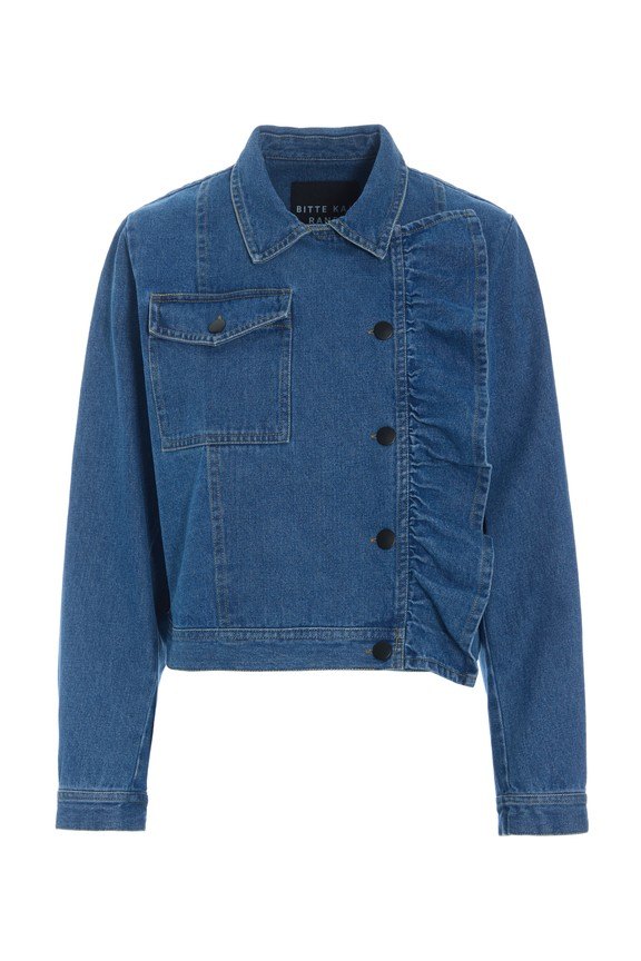 Hayato Short Jacket Blue Denim 15278