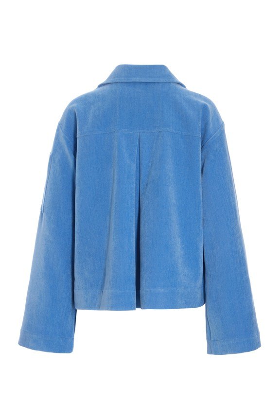 Shinji Jacket With Pockets Lake Blue 15388