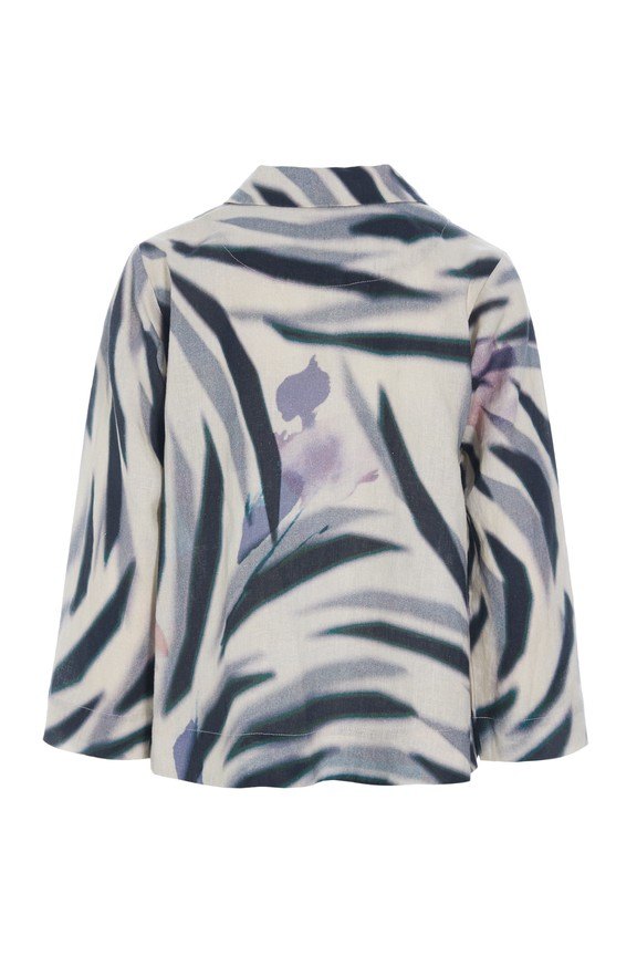 Harukaze A-shaped Jacket/Blouse Zebra Rose 15200