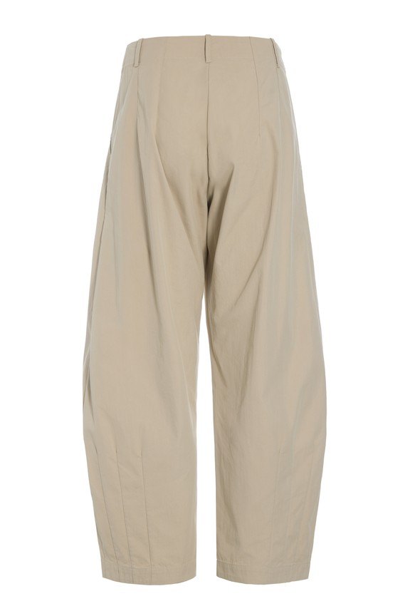 Tazuke Pintuck Trousers Stone 15401