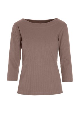 Naibu Rib 3/4-sleeved Blouse Deer 15317