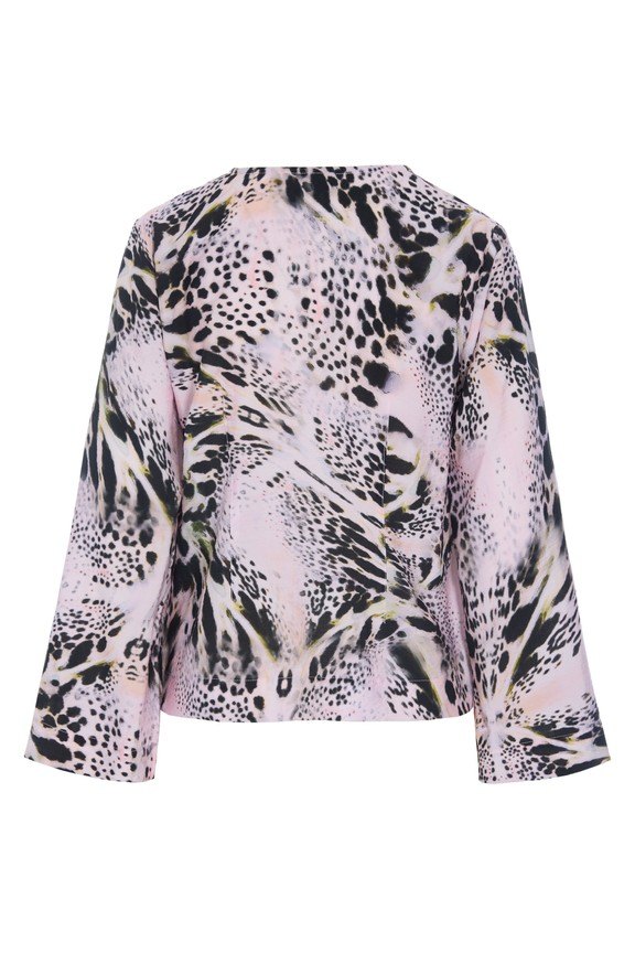 Tsuki V-neck Blouse Kaleido-Scope Orchid 15139