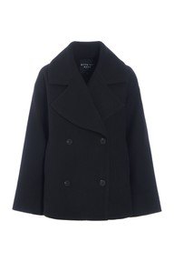 Nishin Double Breasted Jacket Black 15438