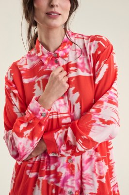 Haru FSC Shirt Dress Kimono Flower 15212