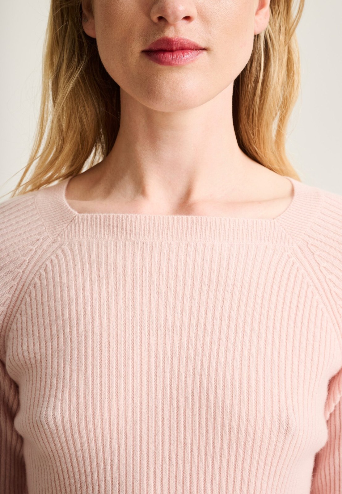 Kumo Cashmere Raglan Blouse Dusty Rose 15345