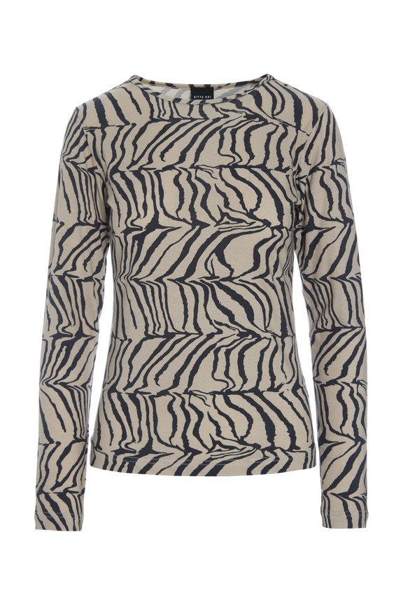Yakumi Blouse Shell Stripes 15332