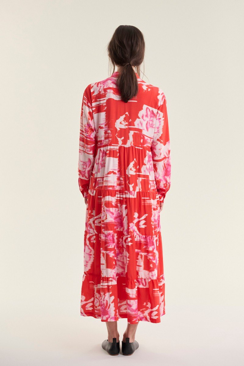 Haru FSC Shirt Dress Kimono Flower 15212