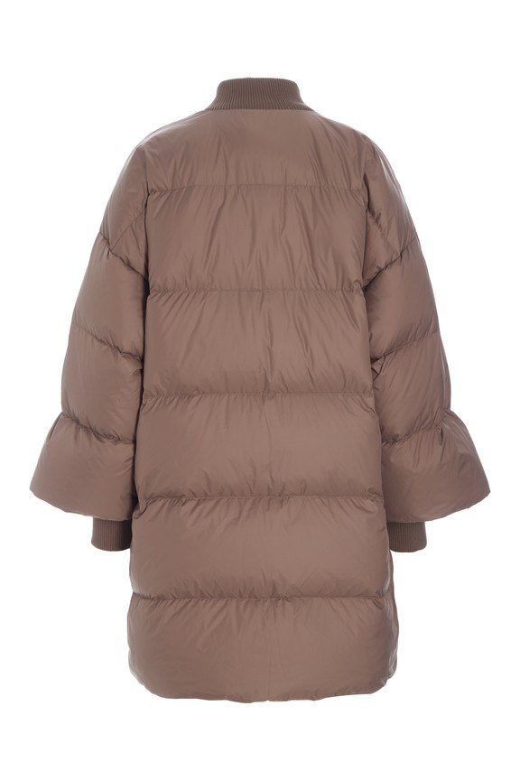 Feather Down Jacket with Zipper Deer 15428