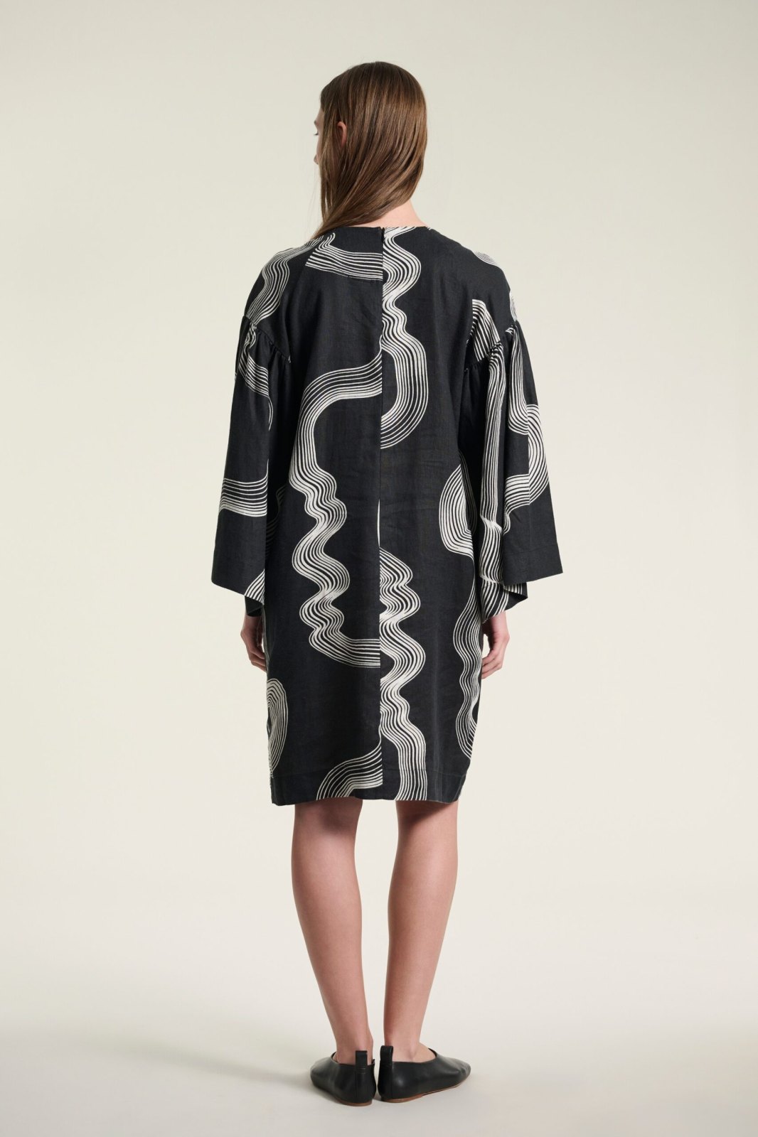 Hikazu Raglan Dress Waves 14992