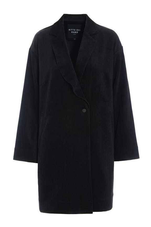 Shinji Lapel Jacket Black 15387