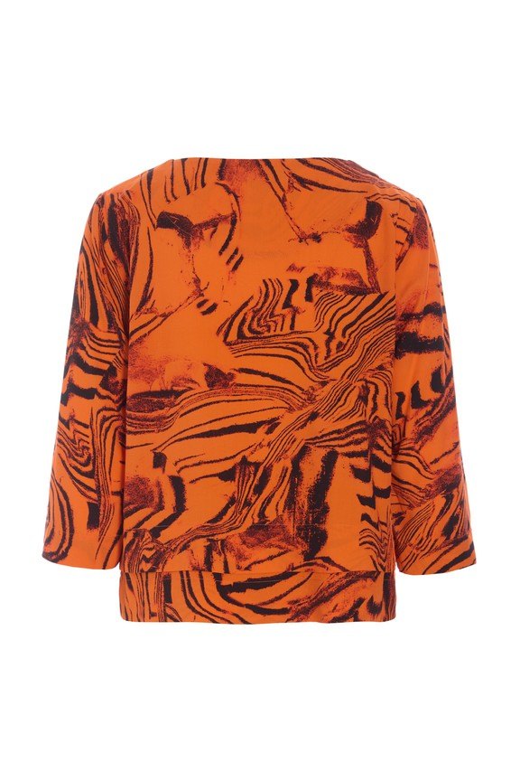 Iki Fsc Blouse Orange Oysters 15340