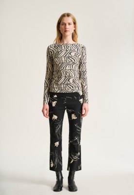 Magnolia Blizzard Flare Trousers Magnolia Blizzard 15325