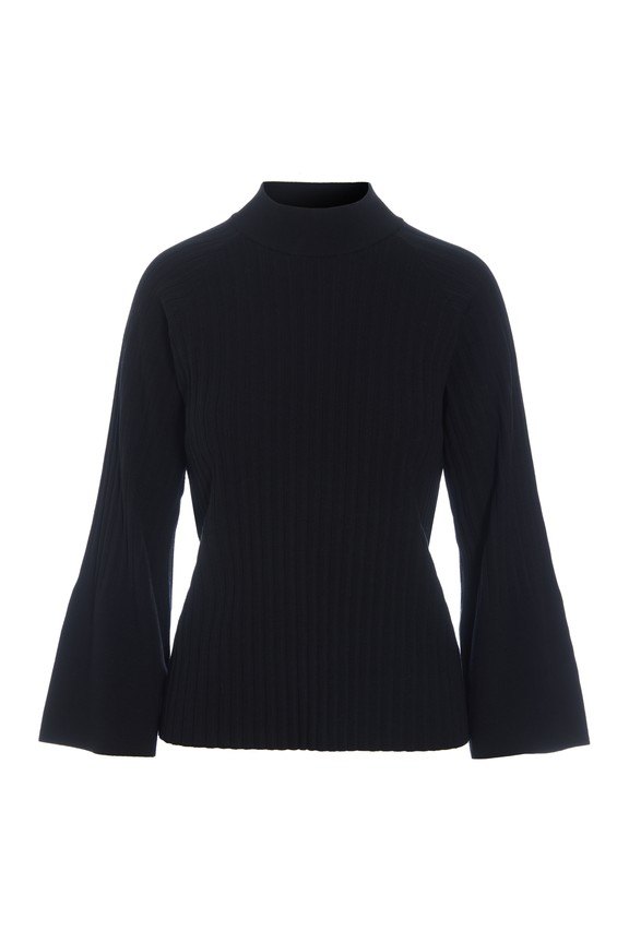 Akiko High Neck Blouse Black 15350