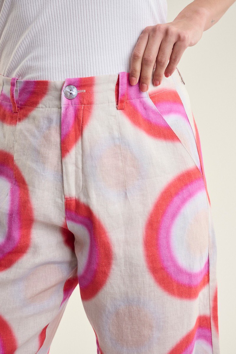 Harukaze Trousers Op Art 15203