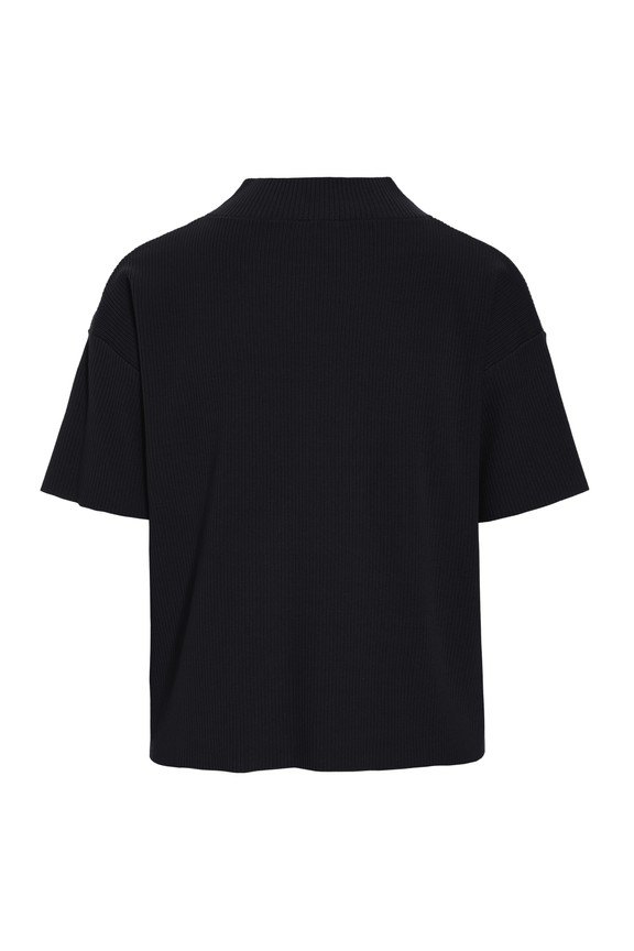 Akiko Short-Sleeved Blouse Black 15349