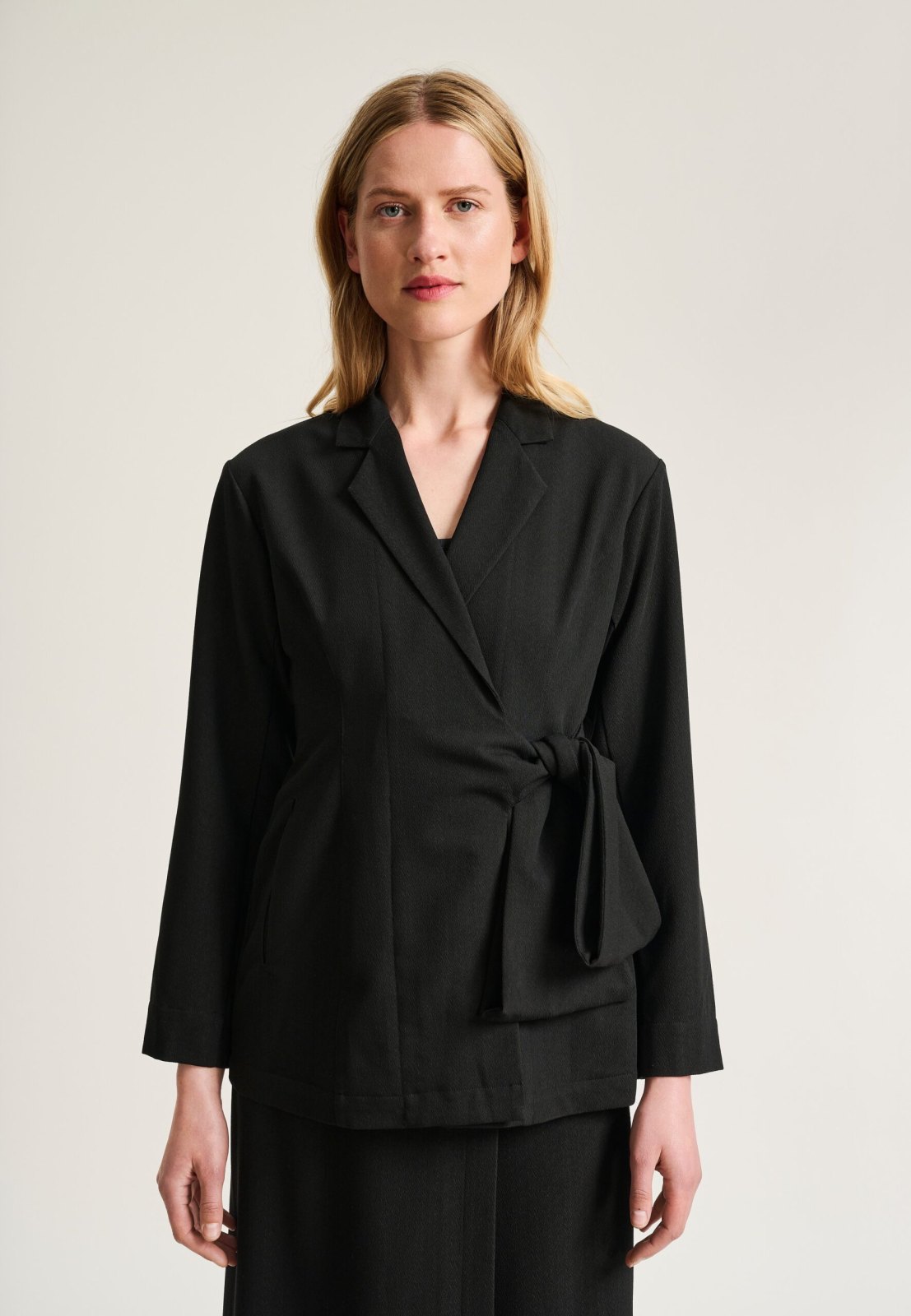 Sayaka Bow Jacket Black 15263