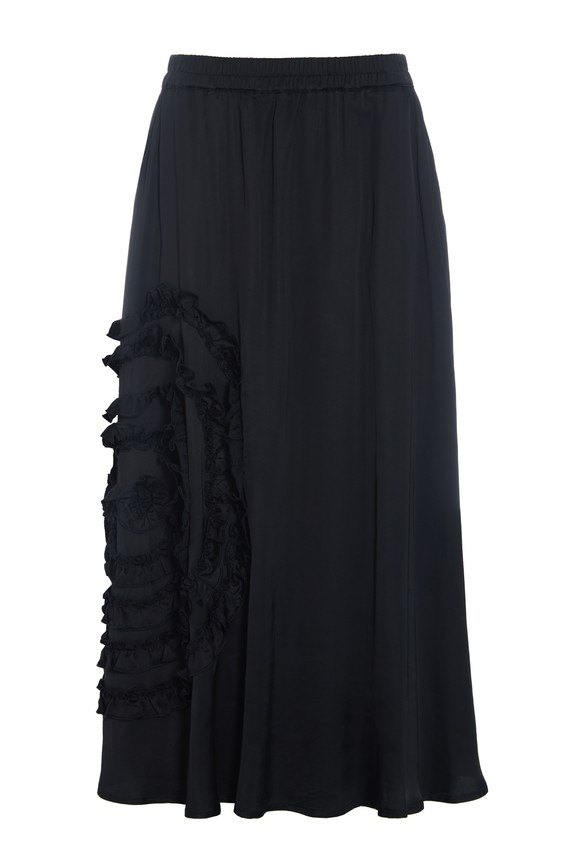 Kuhaku FSC Skirt with Detail Black 15414