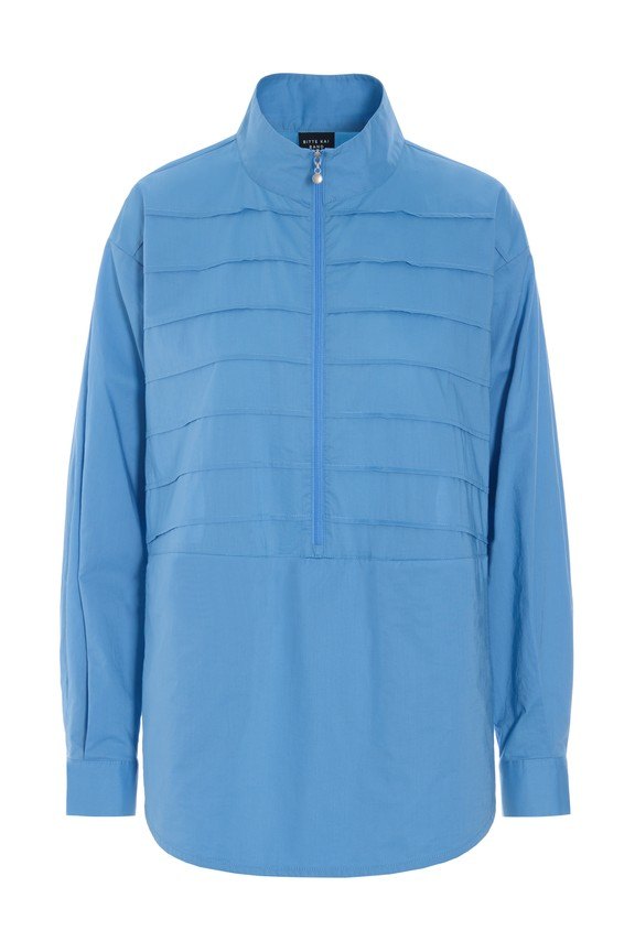 Core Cotton Pintuck Shirt Lake Blue 15303